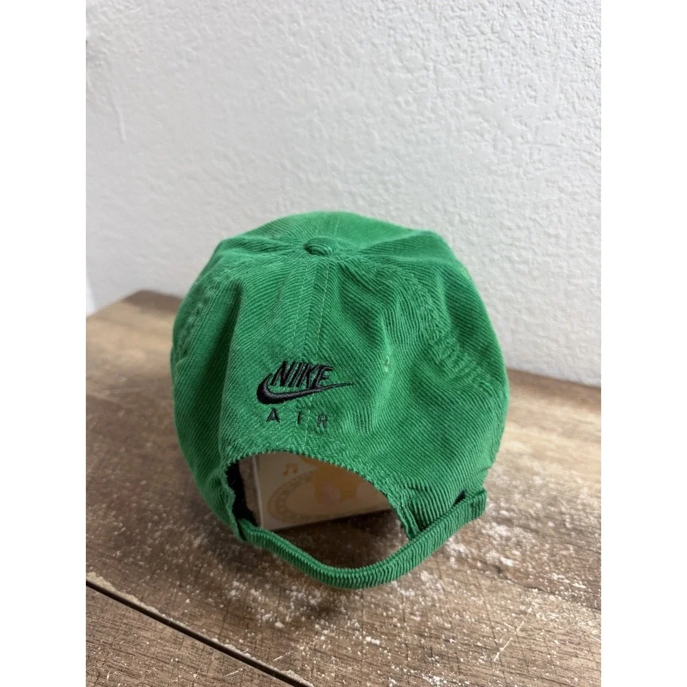 Air Jordan Wings Hat‎ Men Green Corduroy Jumpman Strap Back Cap